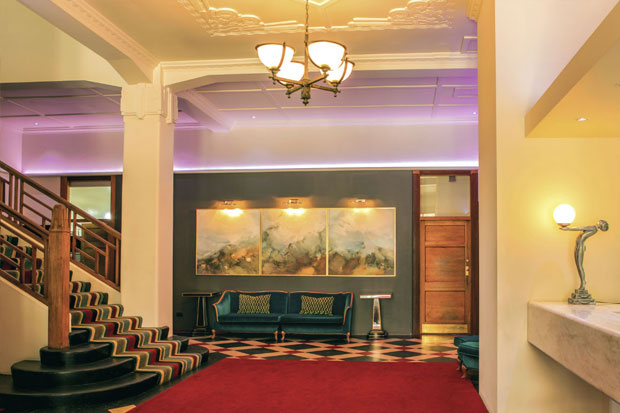 Art Deco Masonic Hotel Foyer