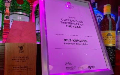 Nils Kuhlsen WINS the Hawke's Bay Hospitality Awards Bartender of The Year 2019!